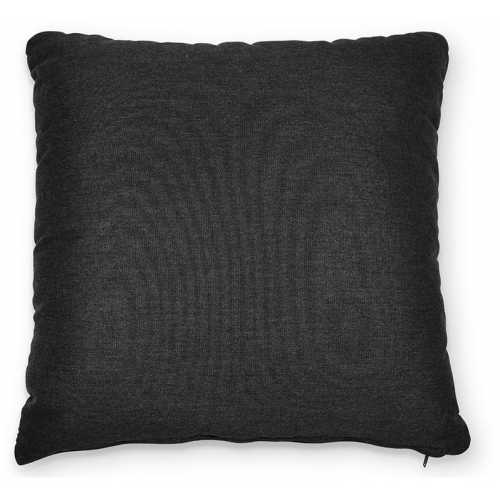 Maze Set Of 2 Quilted Outdoor Cushions Charcoal Black Square Garden